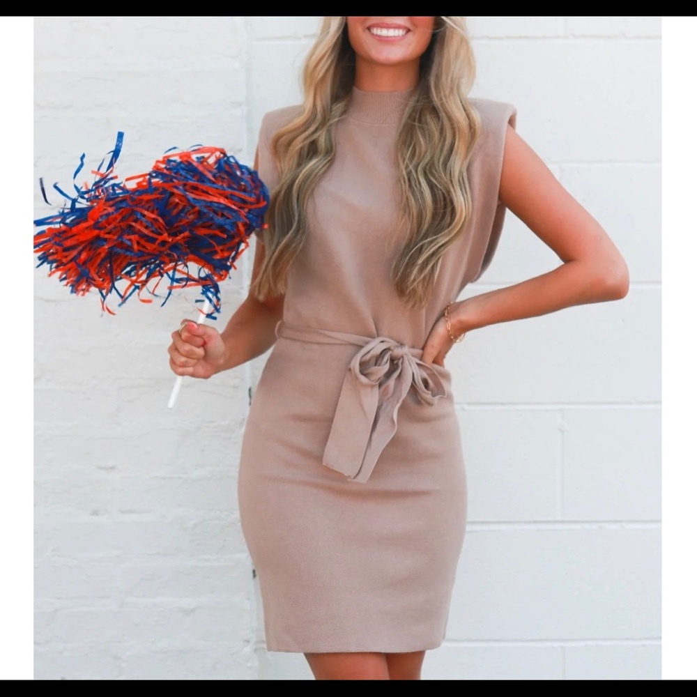 Brown Sweater Dress